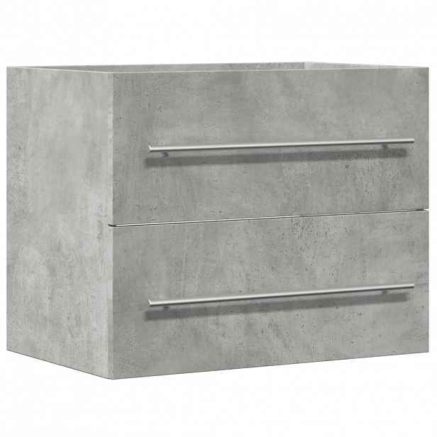 vidaXL Skříňka pod umyvadlo betonově šedá 60x38,5x48 cm dřevotříska