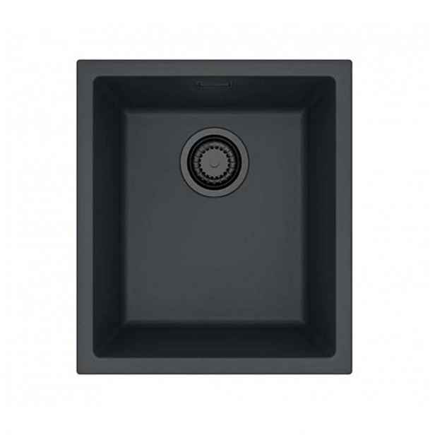 Alveus Omni - Granitový dřez 40x45 cm, černá 1150043