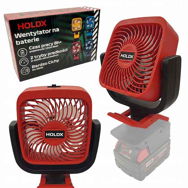 Přenosný Ventilátorakumulátorový Pracovní Ventilátor Na Baterie Milwaukee