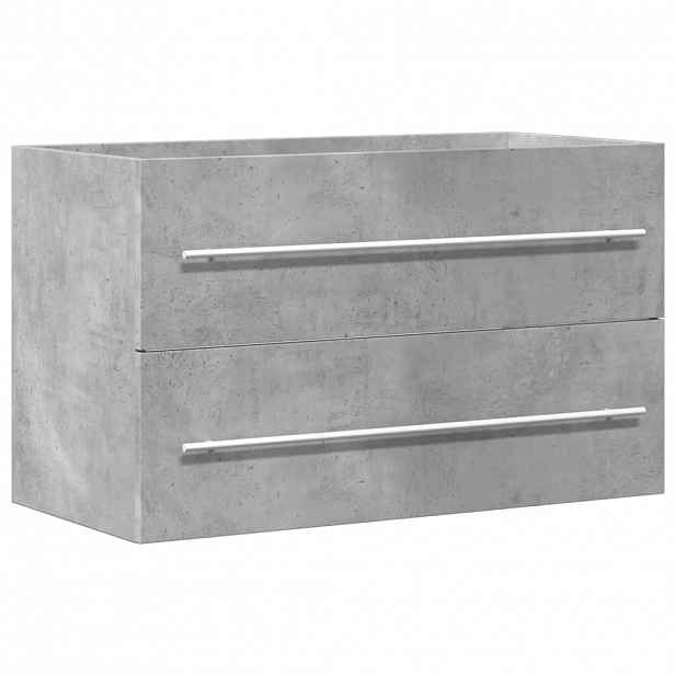 vidaXL Skříňka pod umyvadlo betonově šedá 80x38,5x48 cm kompozitní dřevo