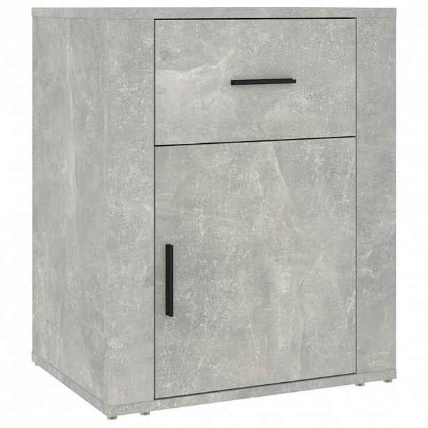 vidaXL Noční stolek betonově šedý 50x36x60 cm kompozitní dřevo