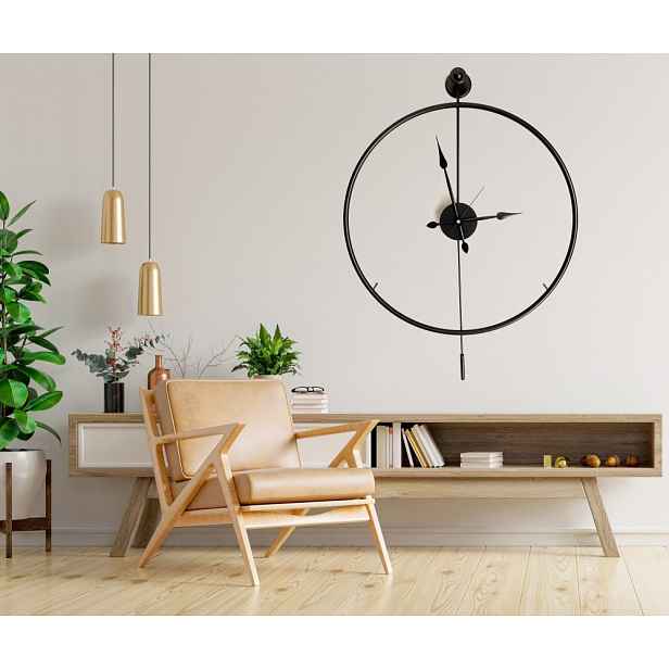Dekorativní kovové nástěnné hodiny Mclock-00102