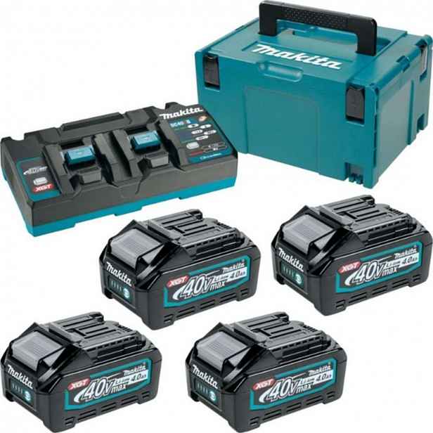 Makita - Sada nabíječky a 4x aku 40 V XGT 4,0 Ah 191U28-6