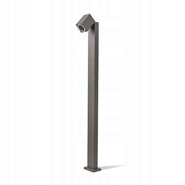 Zahradní lampa na sloupku MICASA3S šedá