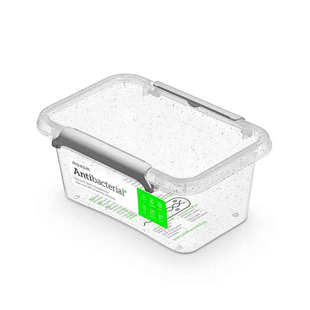 antibakter.box 0,50 l 15x9,5x6,5cm,transp.plast