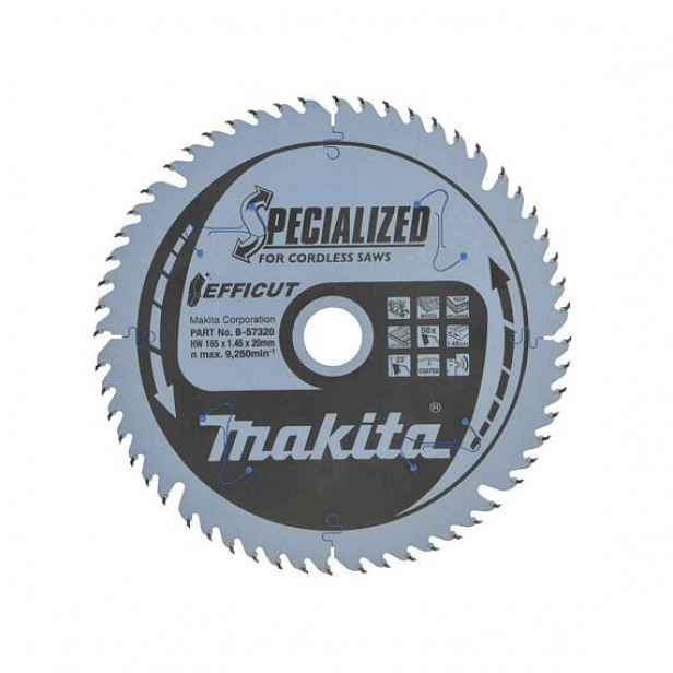 Makita E-12186 pilový kotouč 190*20mm, 50Z, Efficut pro kompozitní dřevo, v