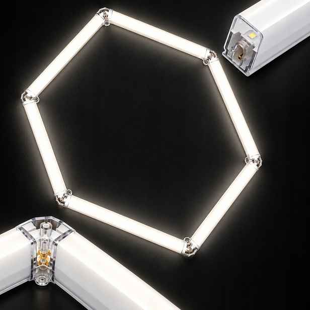 Stropní Svítidlo stropní Led bílý 4000K 42W autoservis 92x79 Cm HEX1
