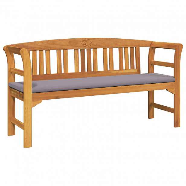 vidaXL Růžová lavice 157 x 46 x 82,5 cm Masivní akátové dřevo