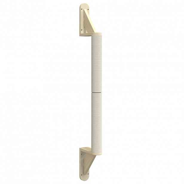 vidaXL Nástěnné škrabadlo pro kočky 109 cm sisal