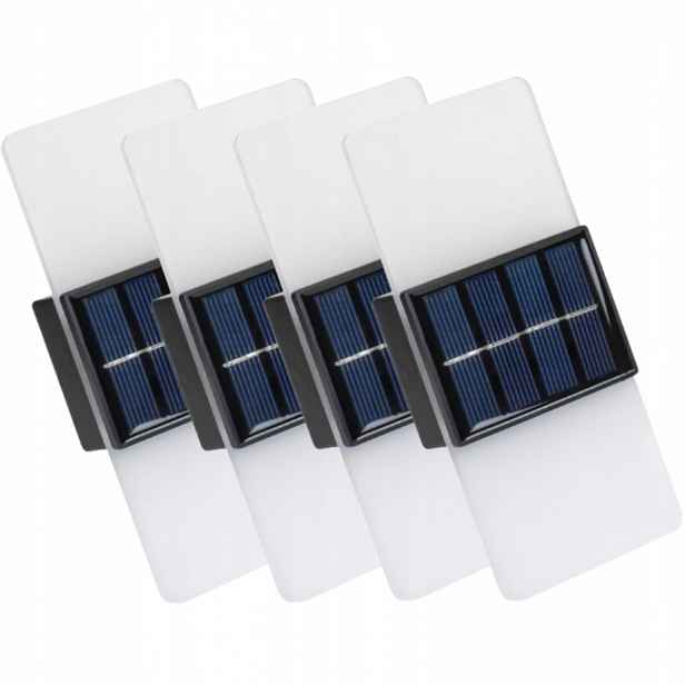 4x Solární zahradní lampa Terasová Led Akryl IP65 Hora Dolní Senzor
