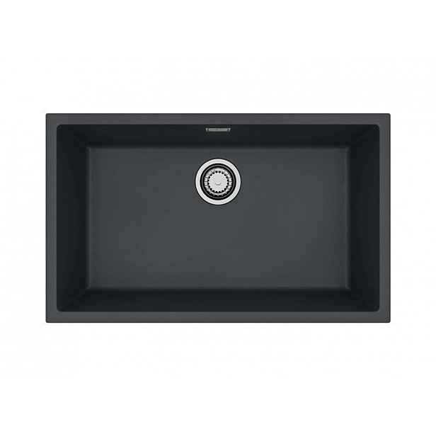 Alveus Omni - Granitový dřez 75x45 cm, černá 1150063