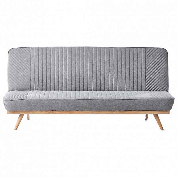 Beliani ROZKLÁDACÍ POHOVKA 191/108 cm Tmavě šedá Kalfafel