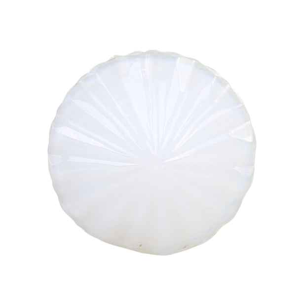 Bílá skleněná úchytka Ria - Ø 3,5 cm Chic Antique