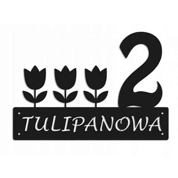 Číslo Na Dům 80 cm Tabule Adresa Ocel 2 mm Grafika 5675