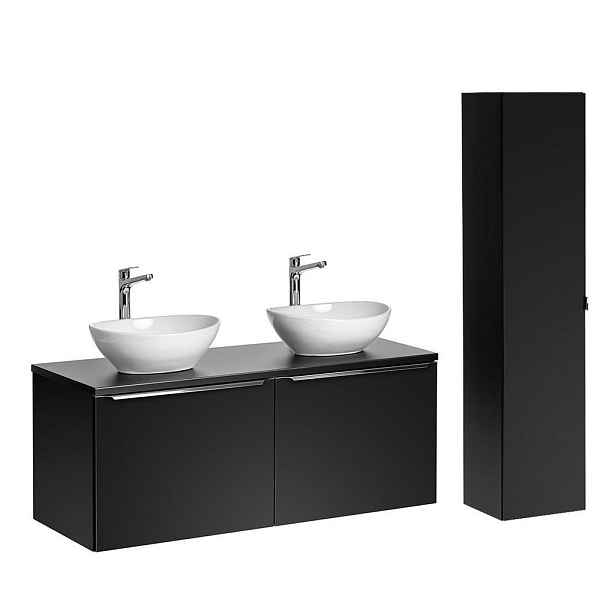 Petits-meubles KOUPELNOVÝ NÁBYTEK 120cm Éros 2er-Set Černá