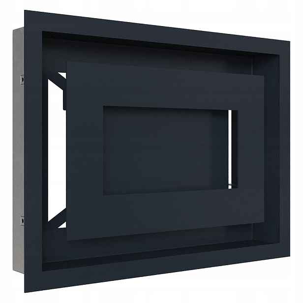 Ventilační mřížka do krbu Wind 22x30 grafitová