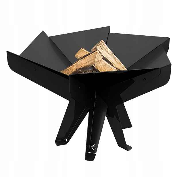 Zahradní ohniště Grill 66 cm Kratki Hex Moderní ocelové ohniště
