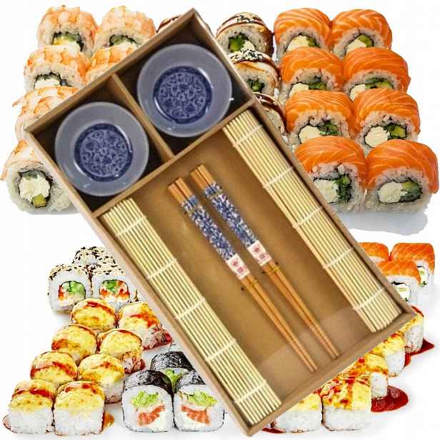 Sada na podávání Sushi misek a tyčinek jako Dárek Proorient