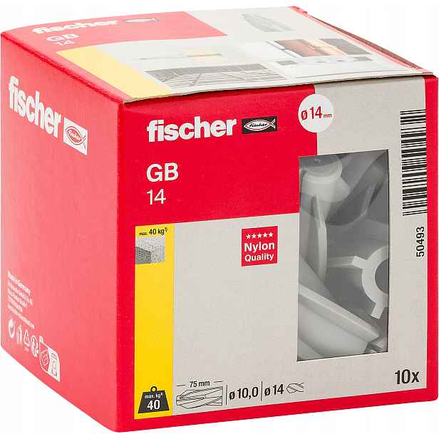 Fischer Kolík na pórobeton Gb 10 20 Ks