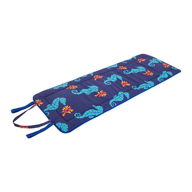 Modrý zahradní podsedák na lehátko 52x148 cm   Seahorse – B.E.S.
