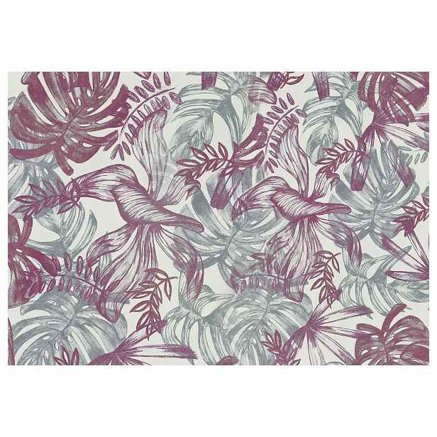 Fototapeta flizelina Monstera bordo fialová abstrakce Listy 312x219 lepidlo