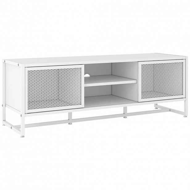 P & B NÍZKÁ KOMODA, bílá, 132/46/41 cm