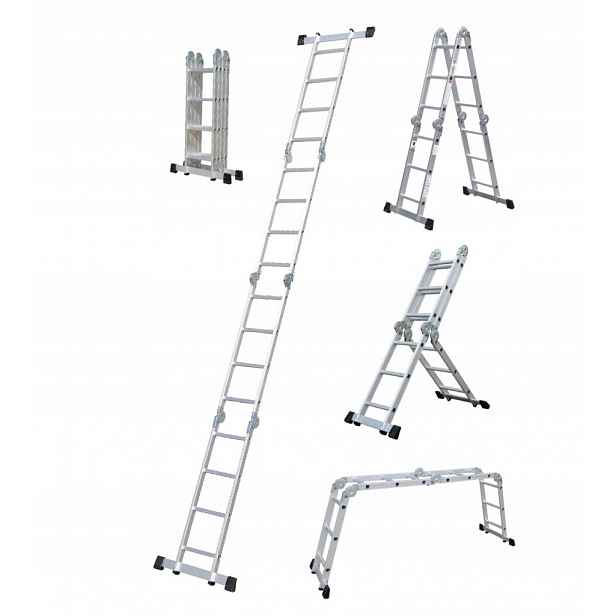 žebřík hliníkový multifunkční skládací 1x12 346cm PLA4.346 Procraft