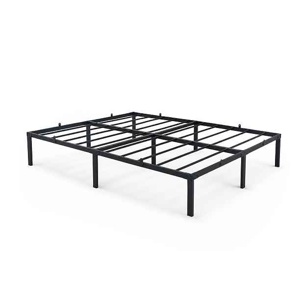 Ak furniture Skládací kovový rám postele Lowa 140x190 černý