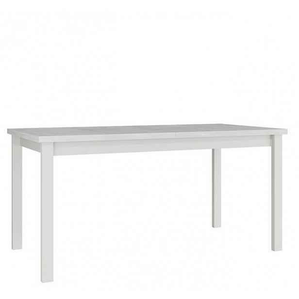 Rozkládací kuchyňský stůl 160x90 cm ELISEK 4 - bílý