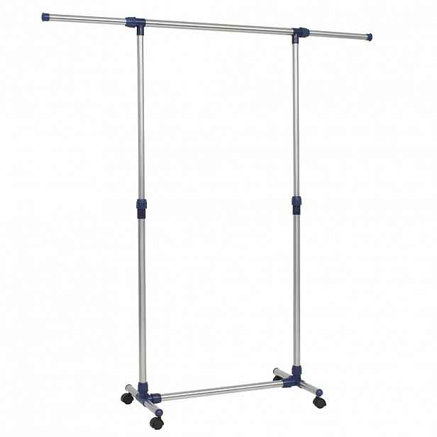 vidaXL Nastavitelný stojan na šaty nerezová ocel 165x44x150cm stříbrný