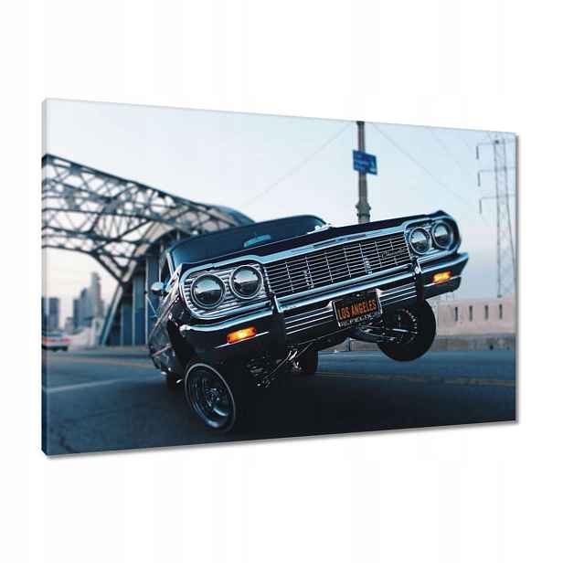 Obrazy 90x60 Chevrolet Skákací auto