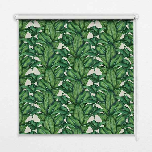 TULUP VNITŘNÍ roleta - okenní roleta - roleta - 70x140 cm - Zelené listy