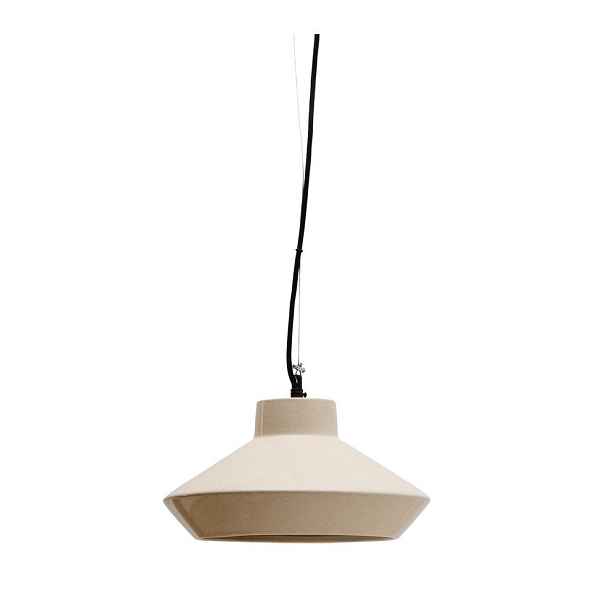 Béžové závěsné svítidlo s keramickým stínidlem ø 31 cm Portol – Kave Home