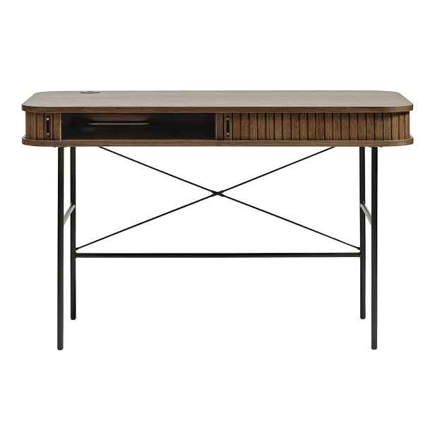Pracovní stůl v dekoru dubu 60x120 cm Nola – Unique Furniture