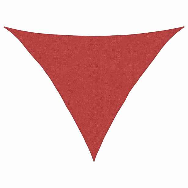 vidaXL Stínicí plachta 160 g/m² červená 3 x 3 x 4,2 m HDPE