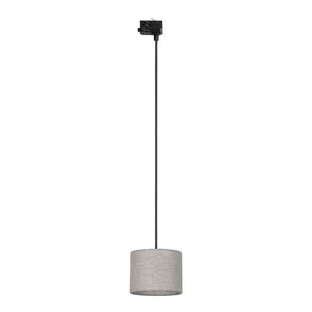 Závěsná lampa Tracer černá 20 cm Linen Metal Tk Lighting