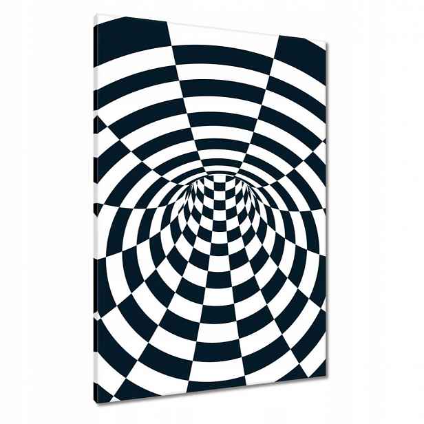 Obrazy 70x100 Abstrackja černobílá