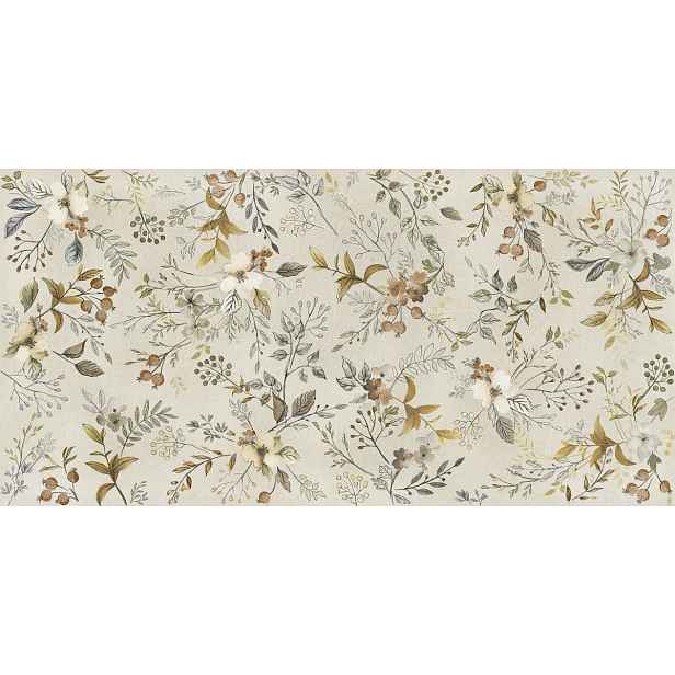 Dlažba Del Conca Timeline Wildflowers dekor 60x120 cm mat GCDSWILDFLR (bal.1,440 m2)