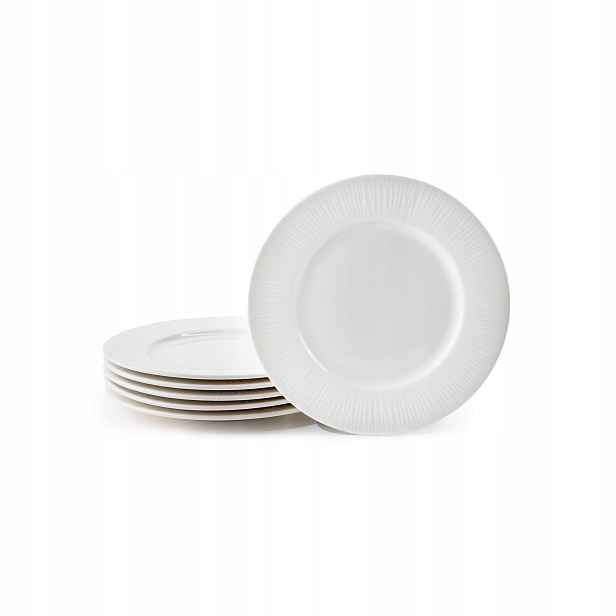 Sada 6 Dezertních Talířů 20 cm Porcelán Royal Ray Tudor England