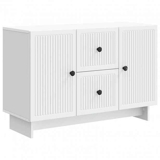 vidaXL Servírovací skříň Bílá 89 x 34,5 x 60 cm Kompozitní dřevo