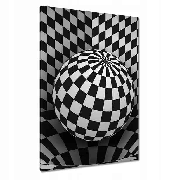Obrazy 70x100 Abstrackja černobílá