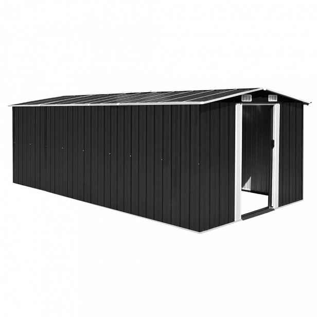 Zahradní domek 257 x 497 x 178 cm ocel Zelená
