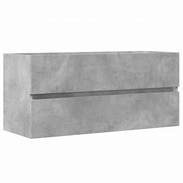 vidaXL Skříňka pod umyvadlo betonově šedá 100x38,5x45 cm dřevotříska
