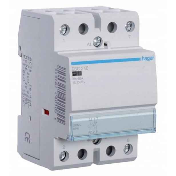 Stykač ESC241 40A 230V 2R Hager 2NC