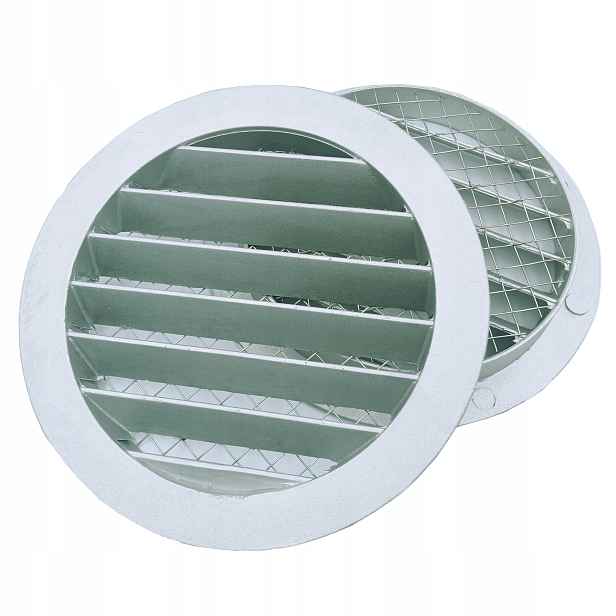 Ventilační Mřížka Kulatá Elc fi 315 mm Hliníková Se Síťkou