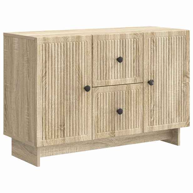 vidaXL Servírovací skříň Dub sonoma 89 x 34,5 x 60 cm Kompozitní dřevo