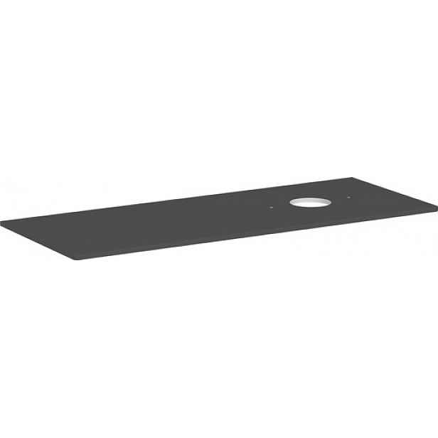 Deska pod umyvadlo Hansgrohe Xelu Q 136x1,6x55 cm šedá matná 54117910