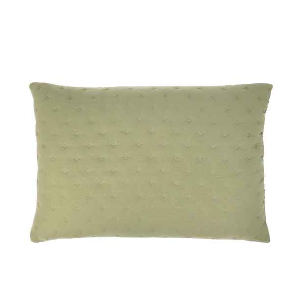 Měkký zelený povlak na polštář Aix Soft  – 70*50 cm Chic Antique