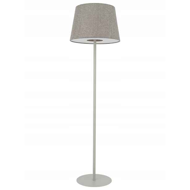 Podlahová Lampa Tutoia béžová 1xE27 163 cm stojící moderní stínidlo do obývacího pokoje