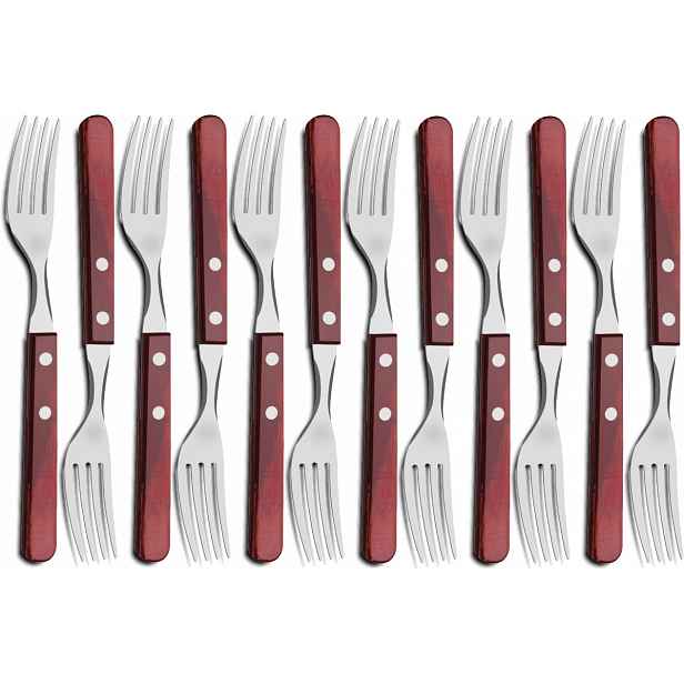 Tramontina 12 x Steaková vidlička 21 cm Bordo Polywood